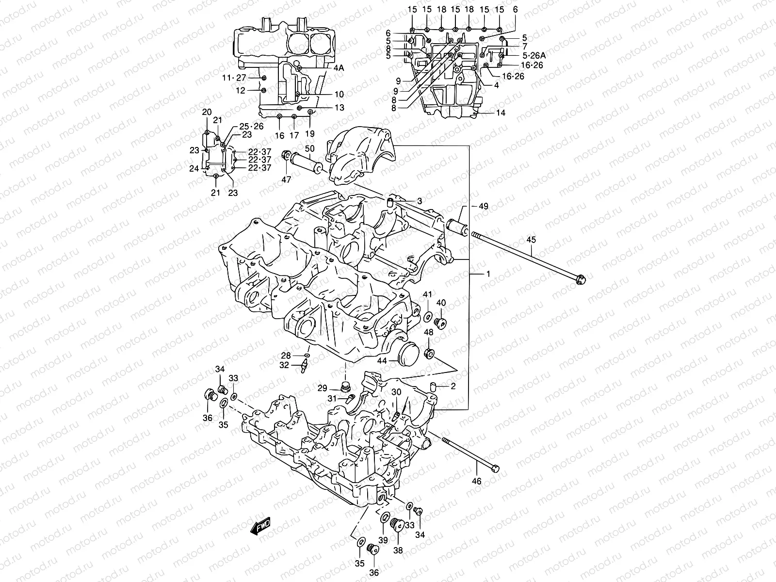 4 - CRANKCASE