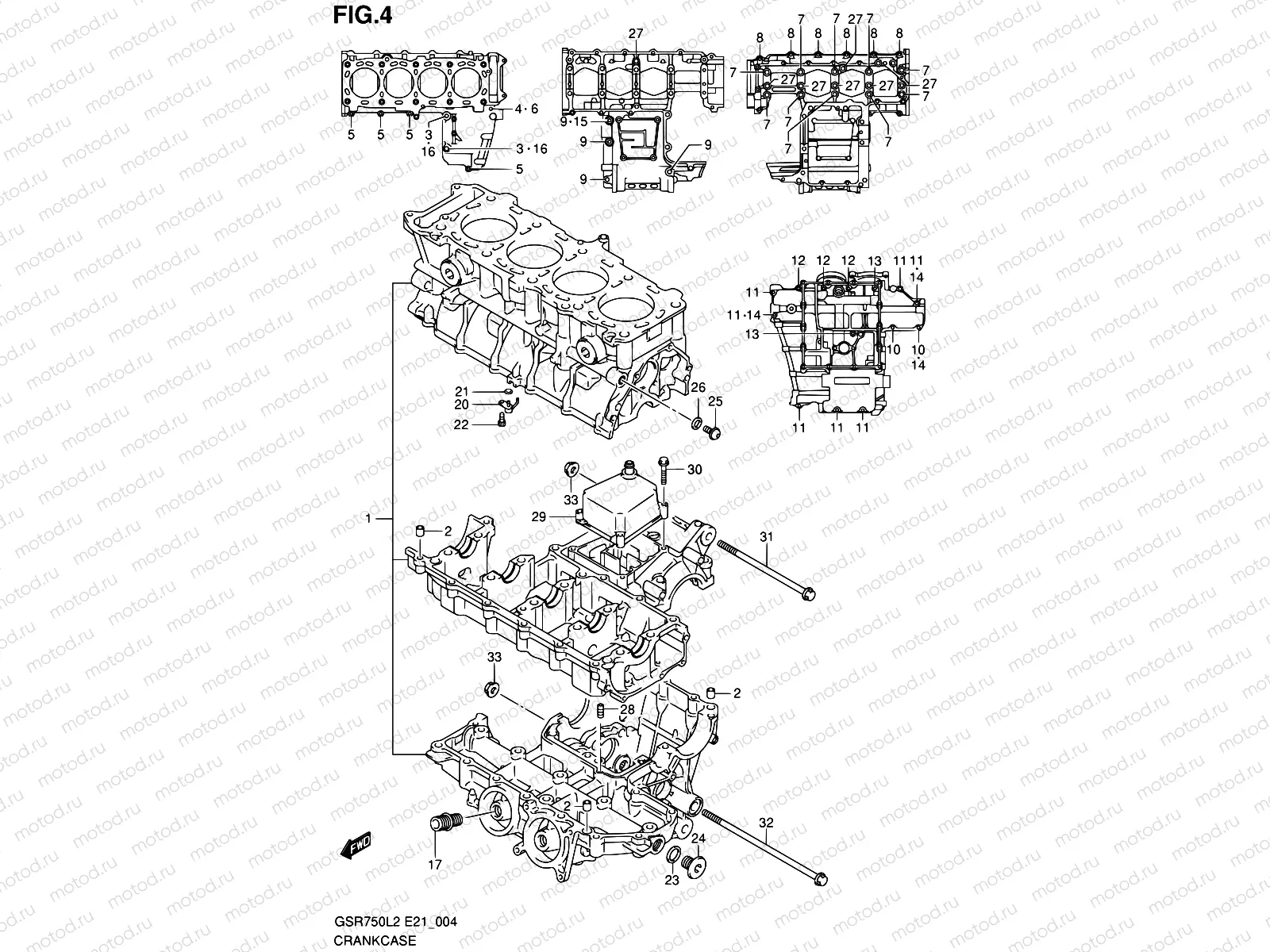 4 - CRANKCASE