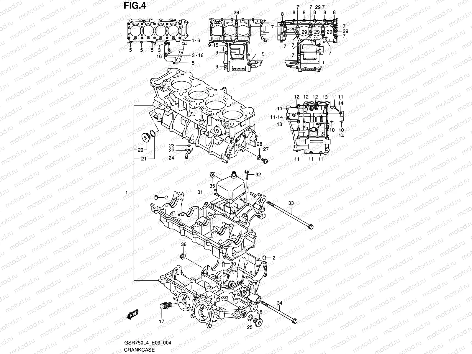 4 - CRANKCASE