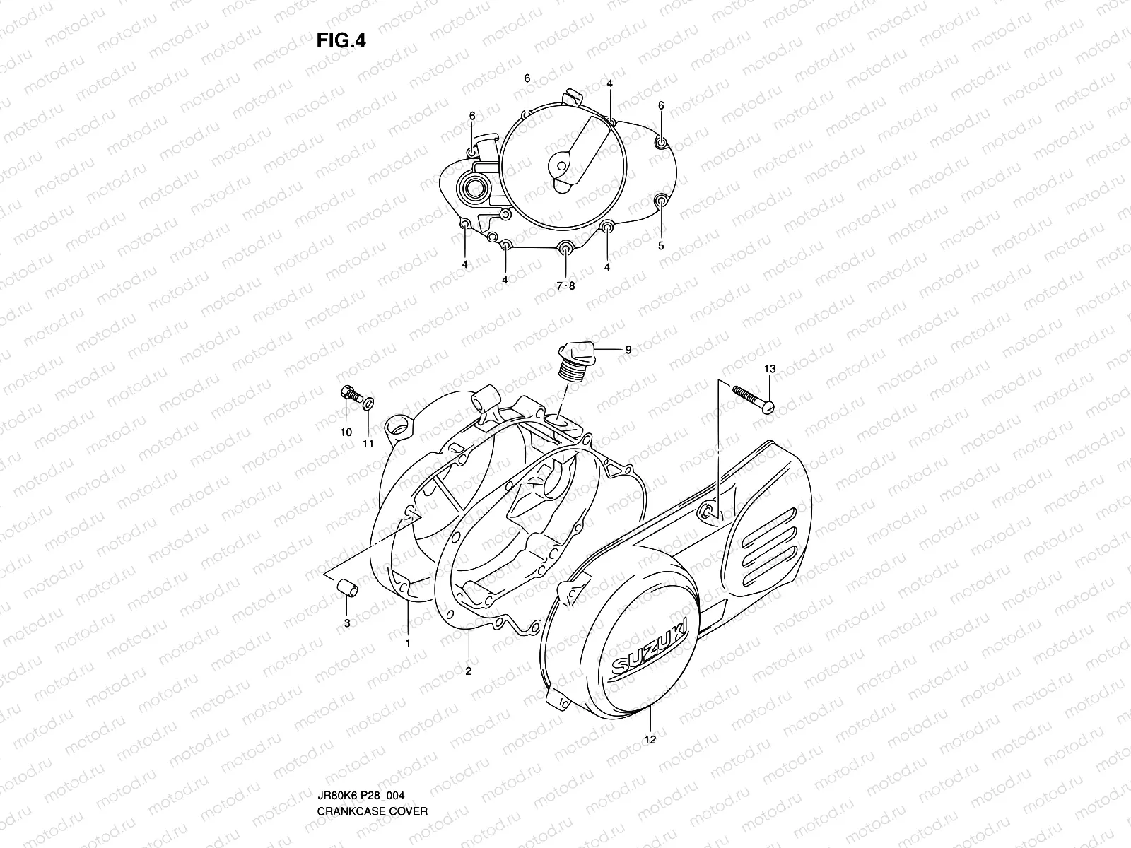 4 - CRANKCASE COVER