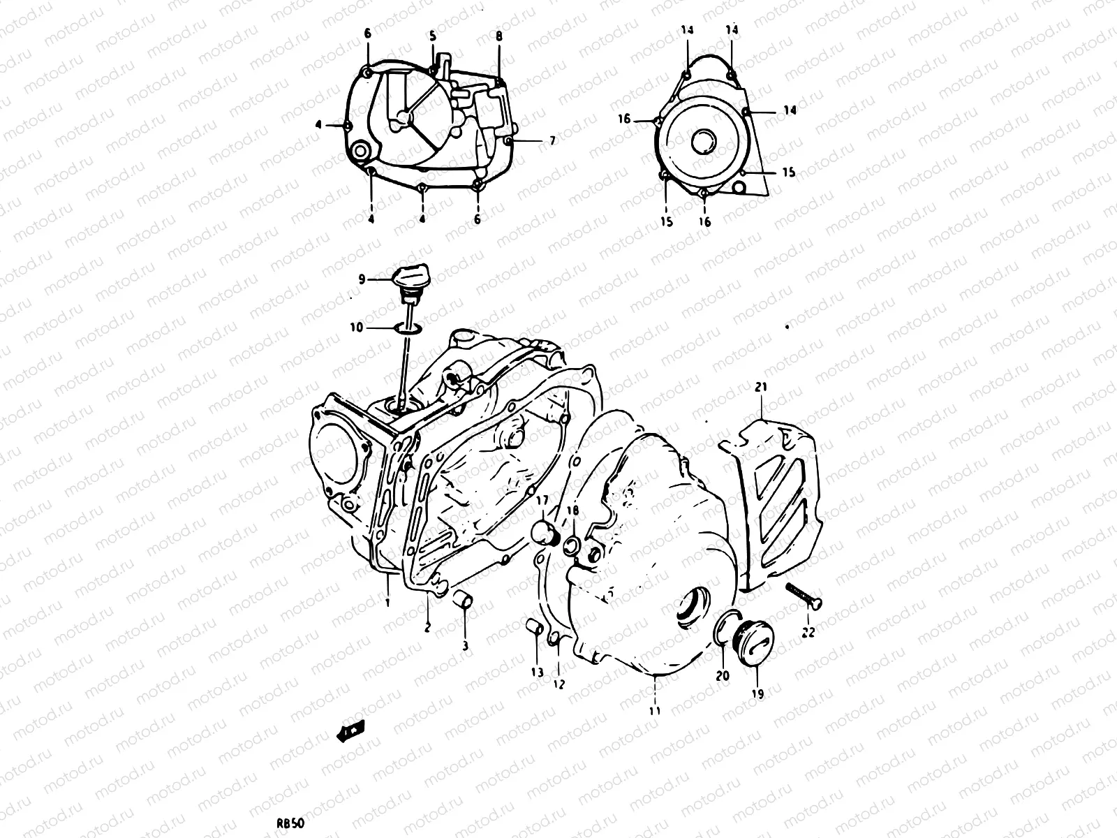 4 - CRANKCASE COVER