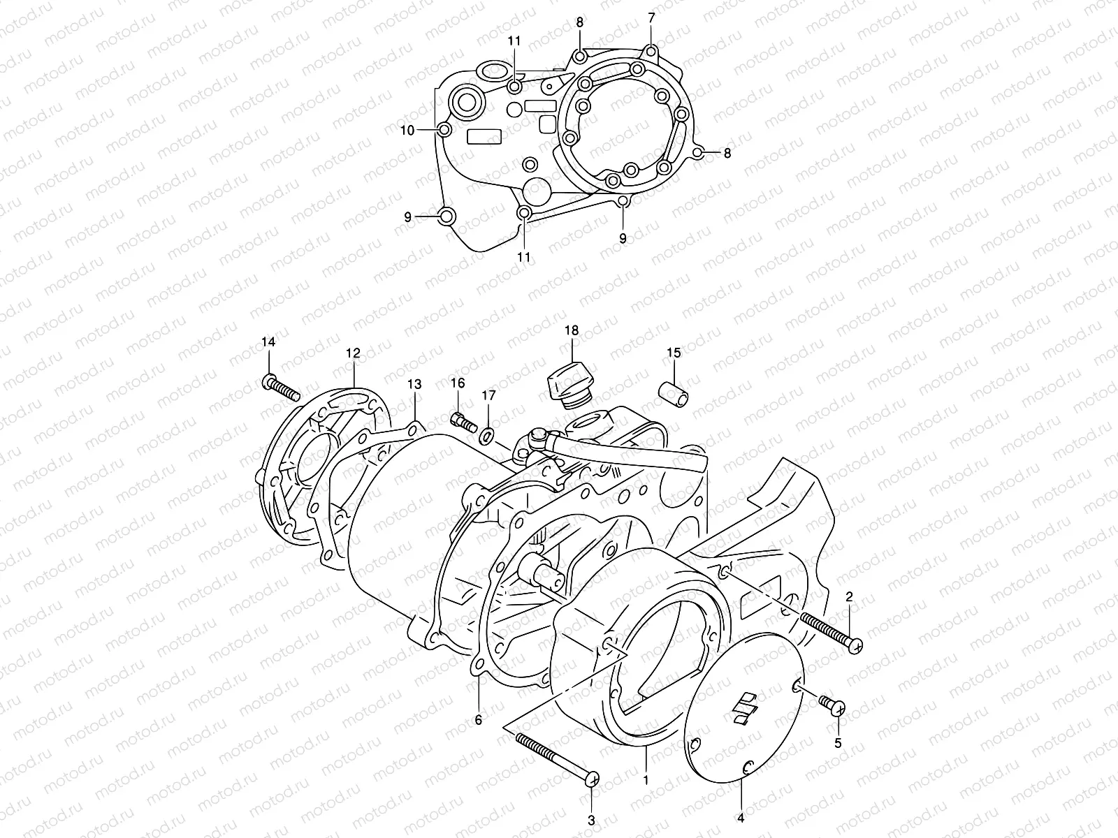 4 - CRANKCASE COVER