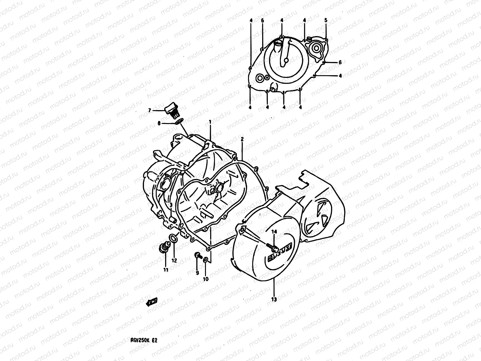 4 - CRANKCASE COVER