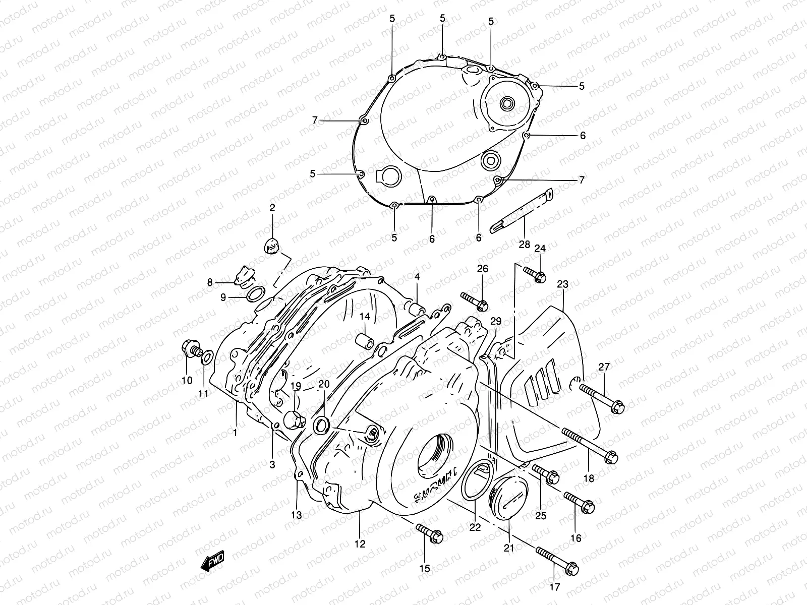 4 - CRANKCASE COVER