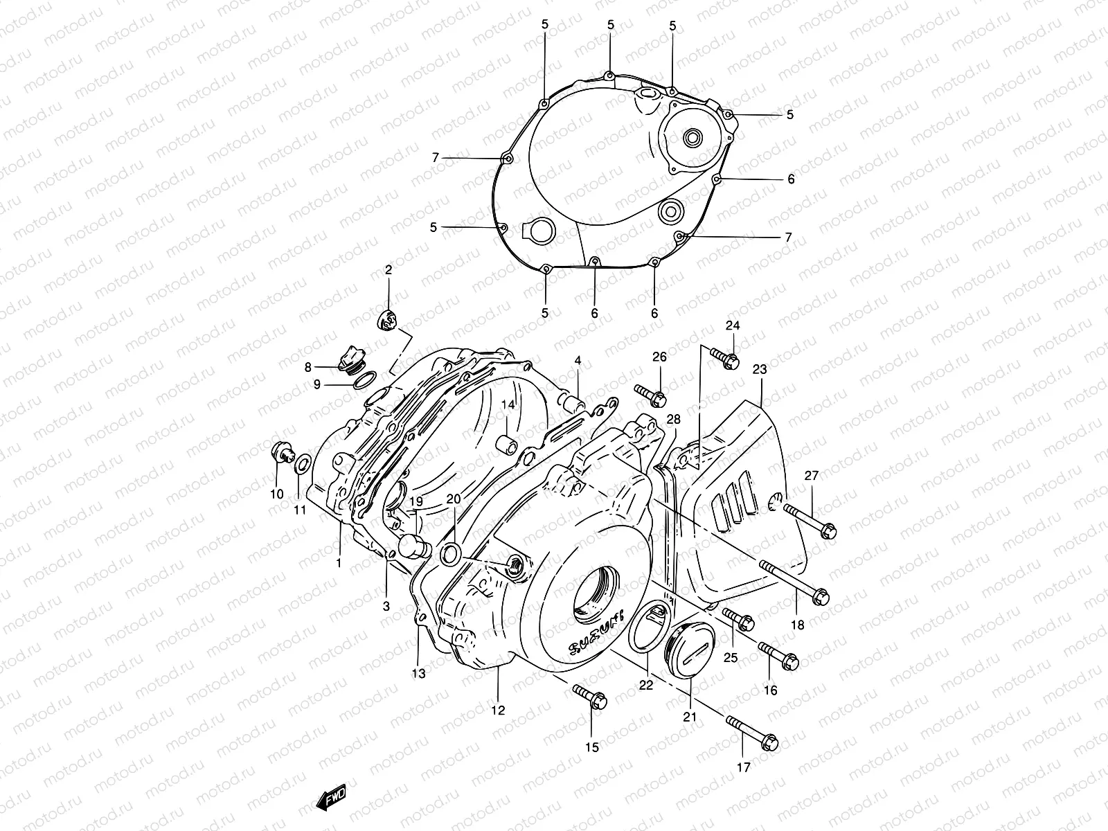 4 - CRANKCASE COVER