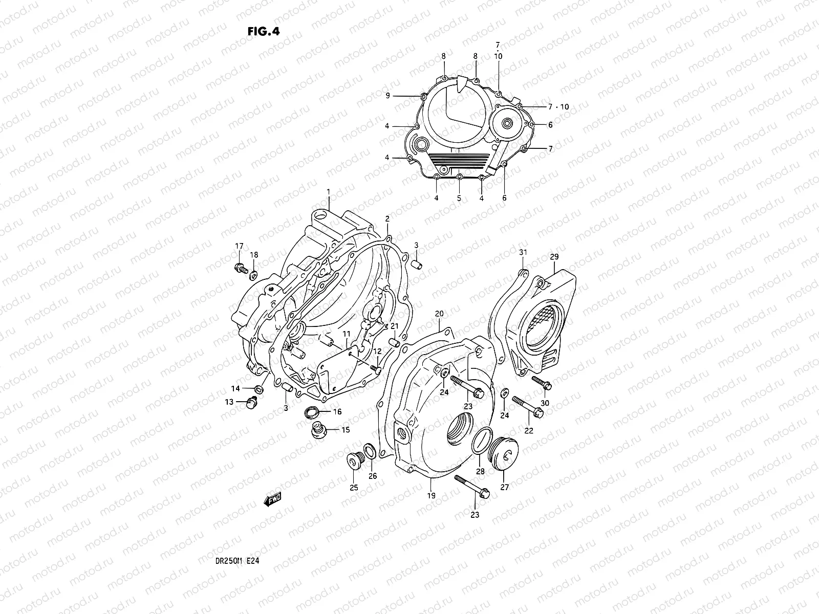4 - CRANKCASE COVER