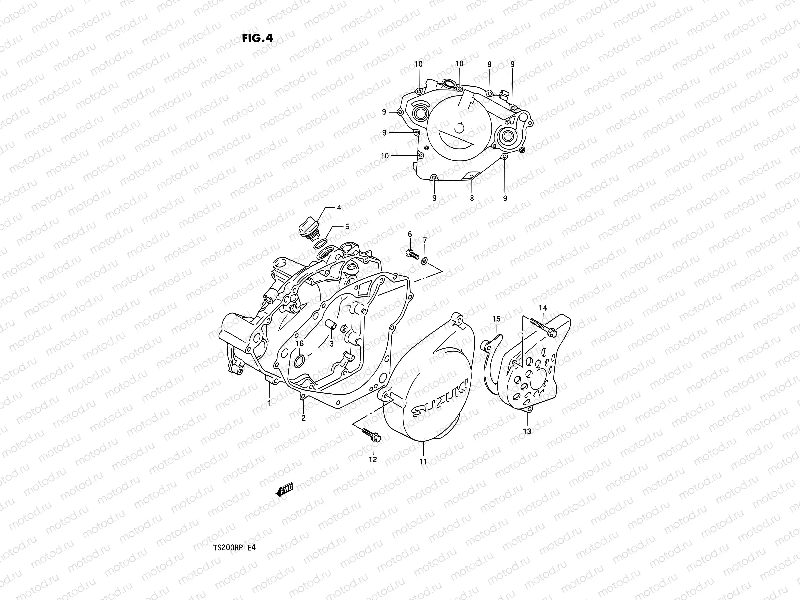 4 - CRANKCASE COVER