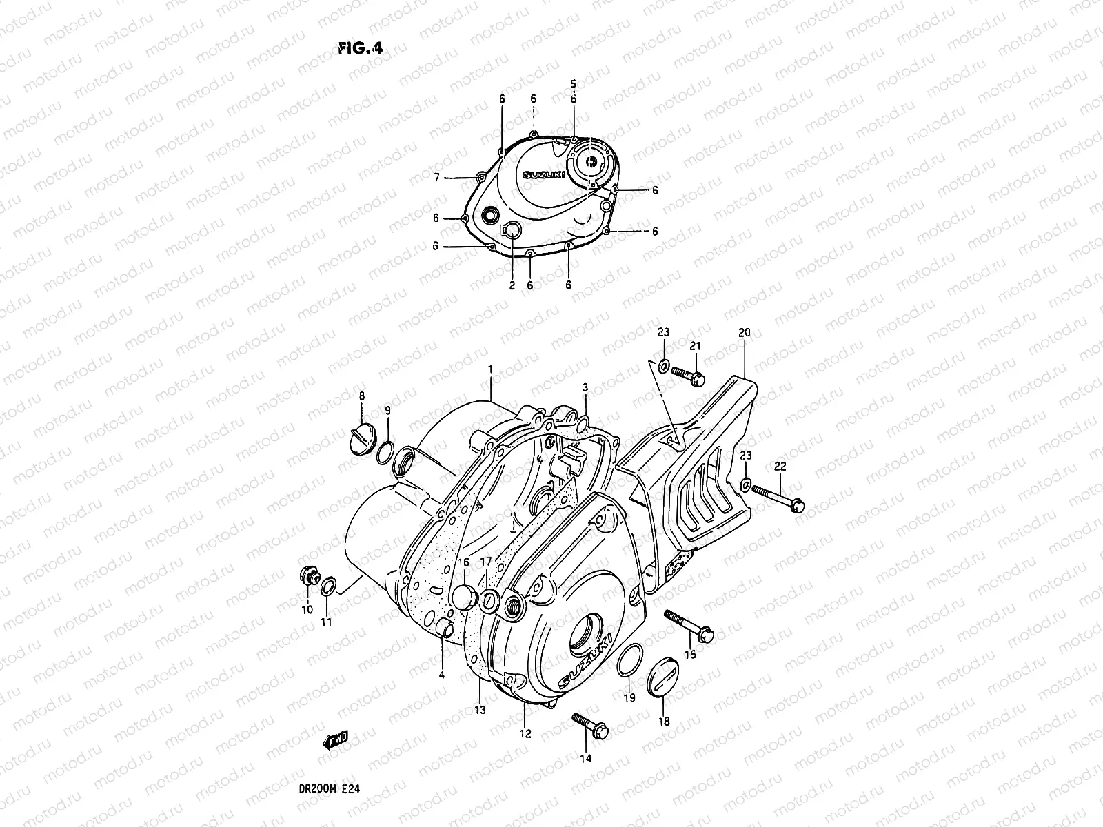 4 - CRANKCASE COVER