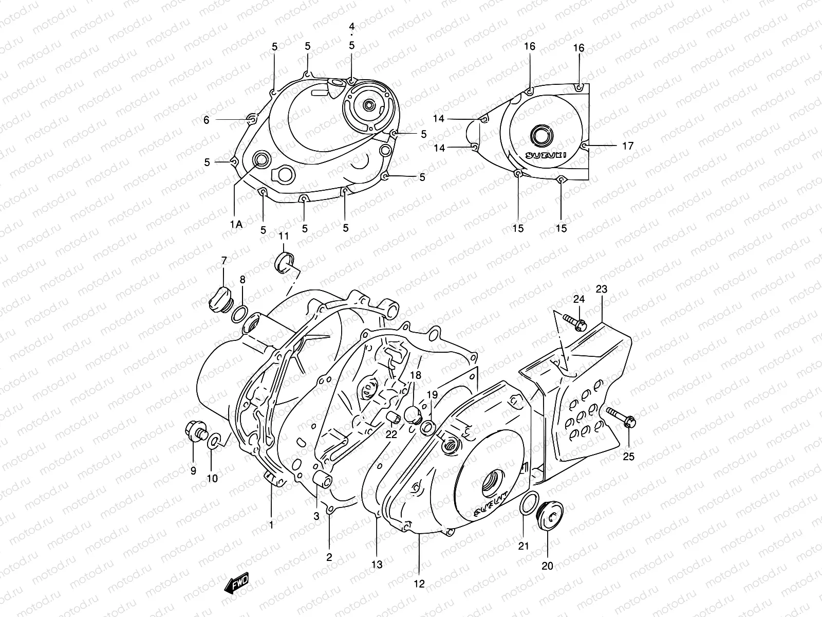 4 - CRANKCASE COVER