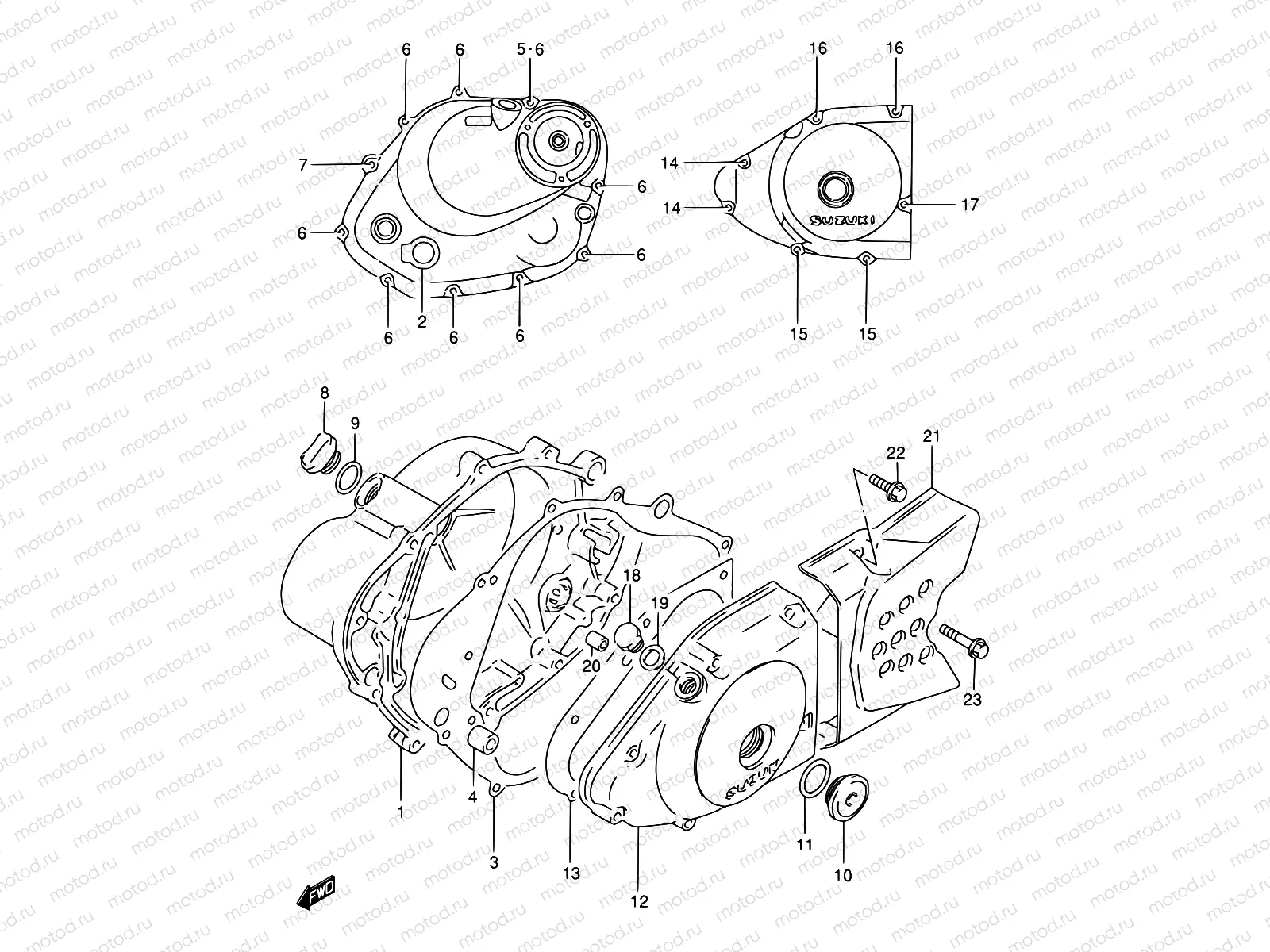 4 - CRANKCASE COVER