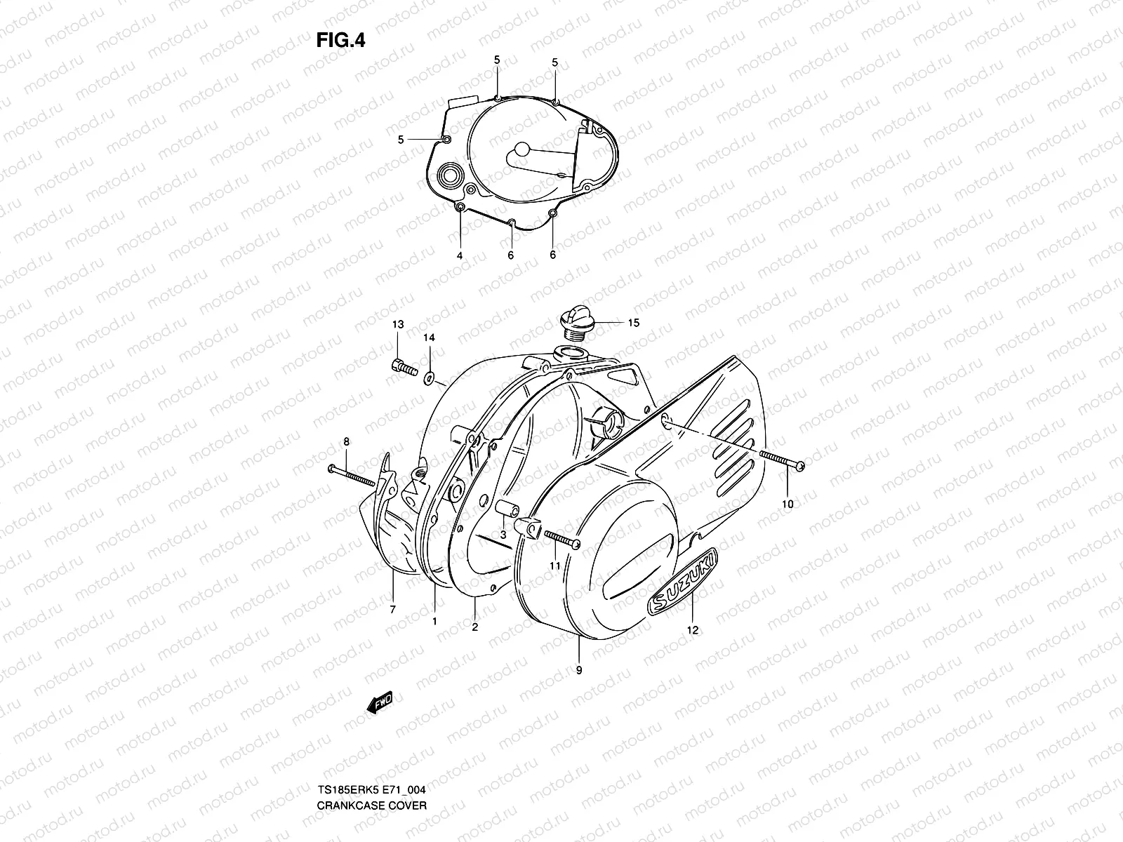 4 - CRANKCASE COVER