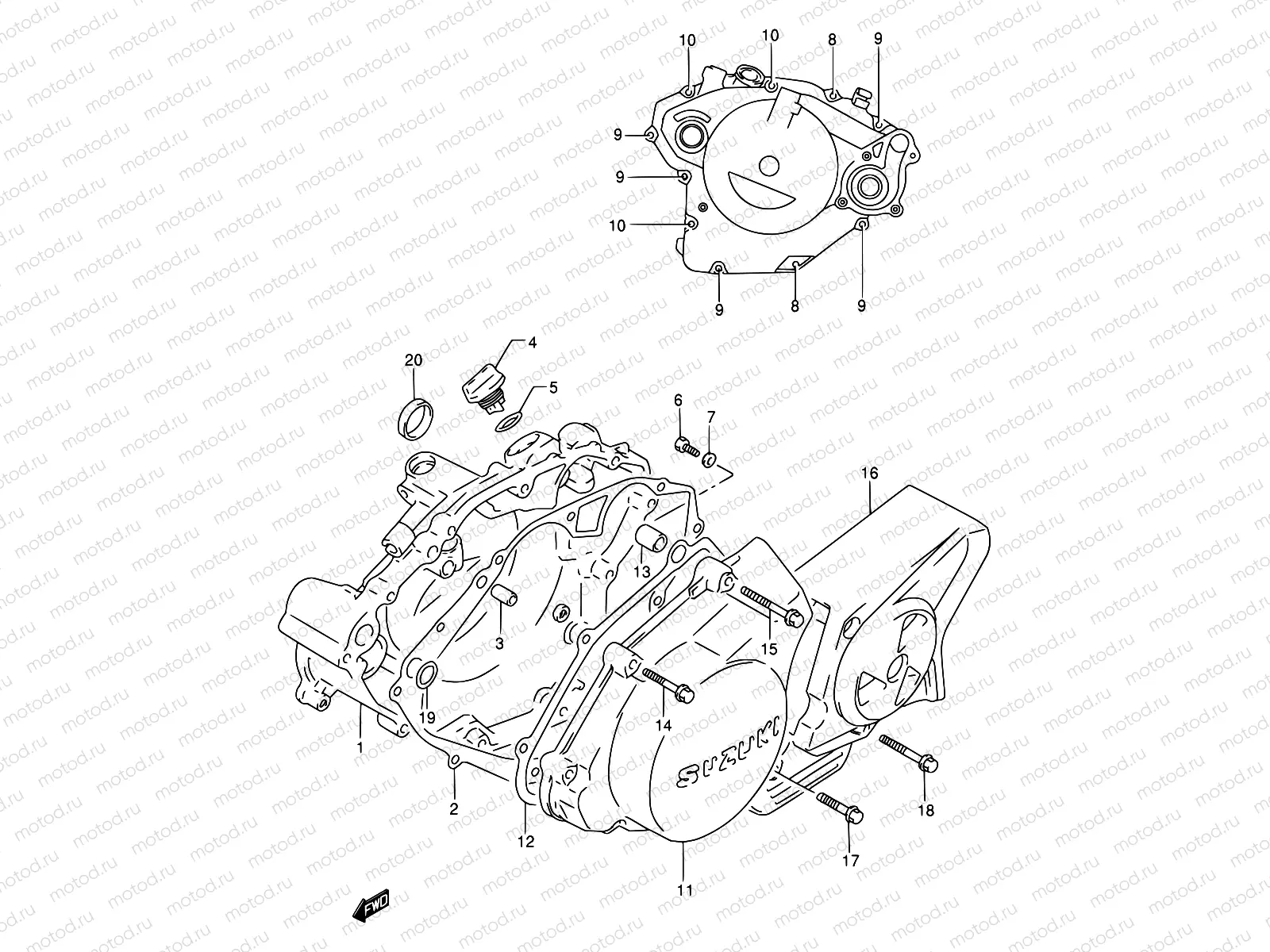 4 - CRANKCASE COVER