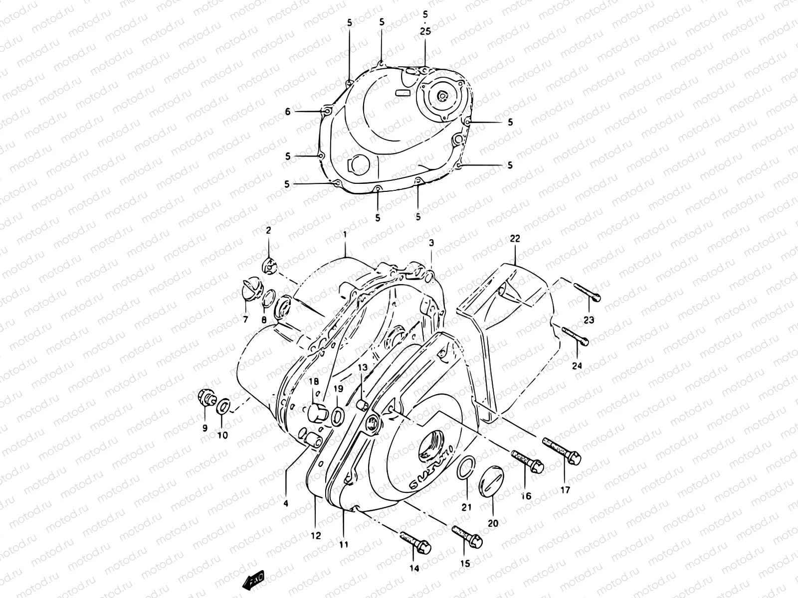 4 - CRANKCASE COVER