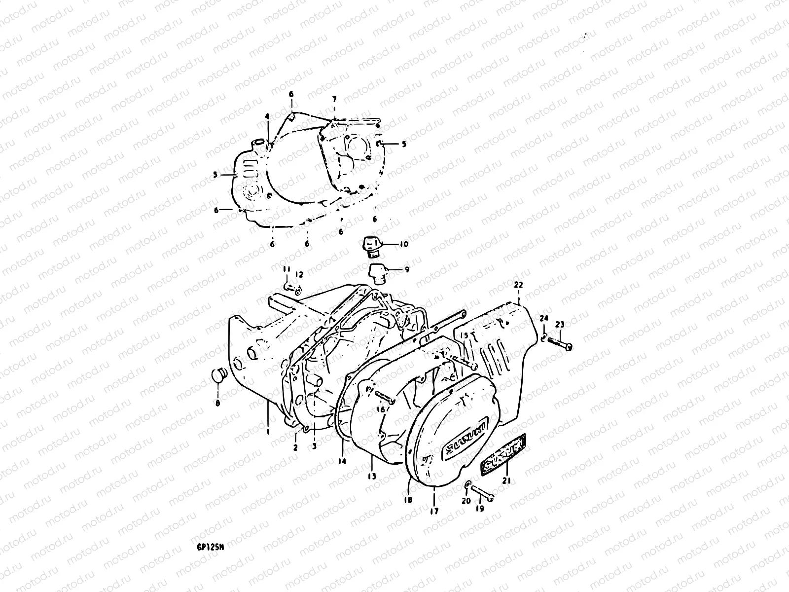 4 - CRANKCASE COVER