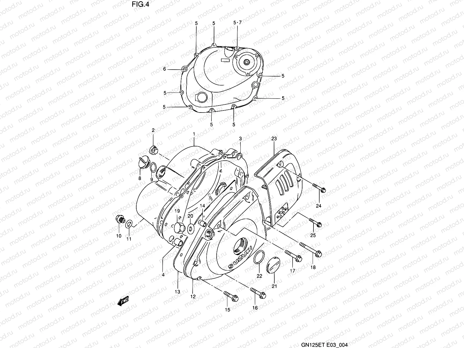 4 - CRANKCASE COVER