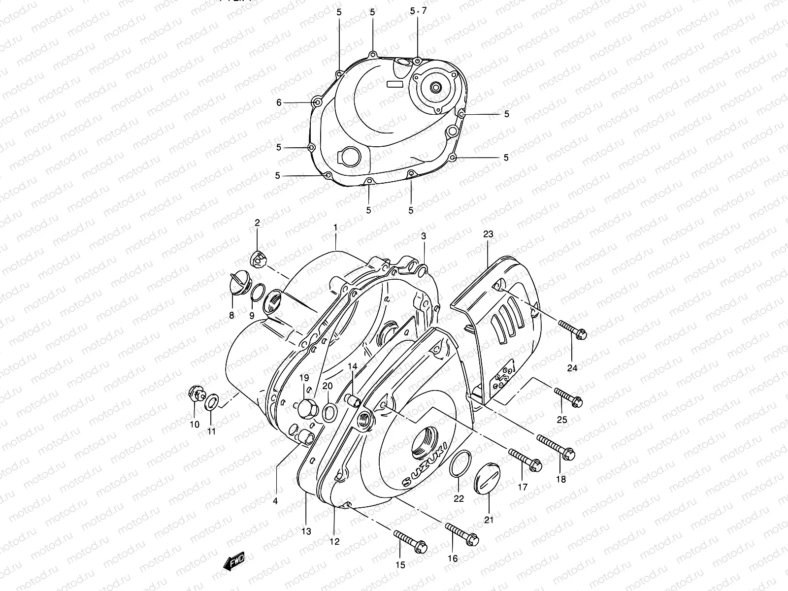 4 - CRANKCASE COVER