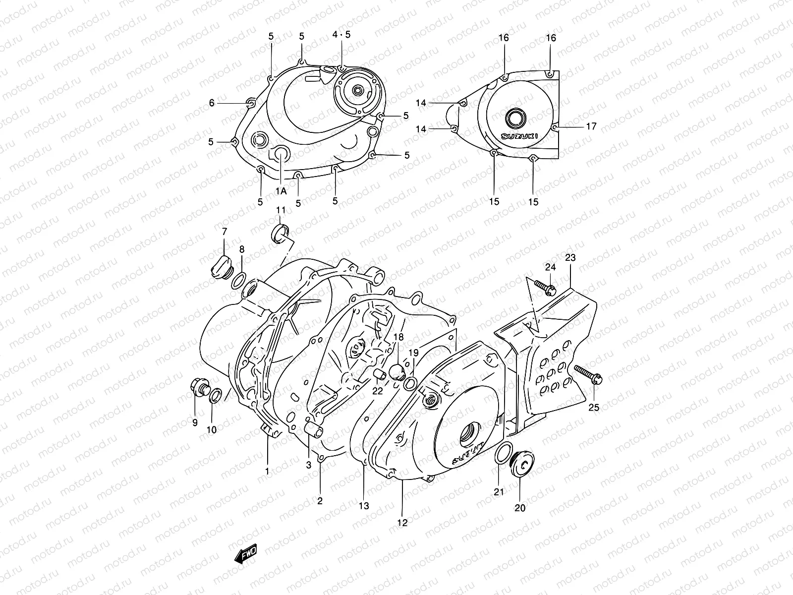4 - CRANKCASE COVER