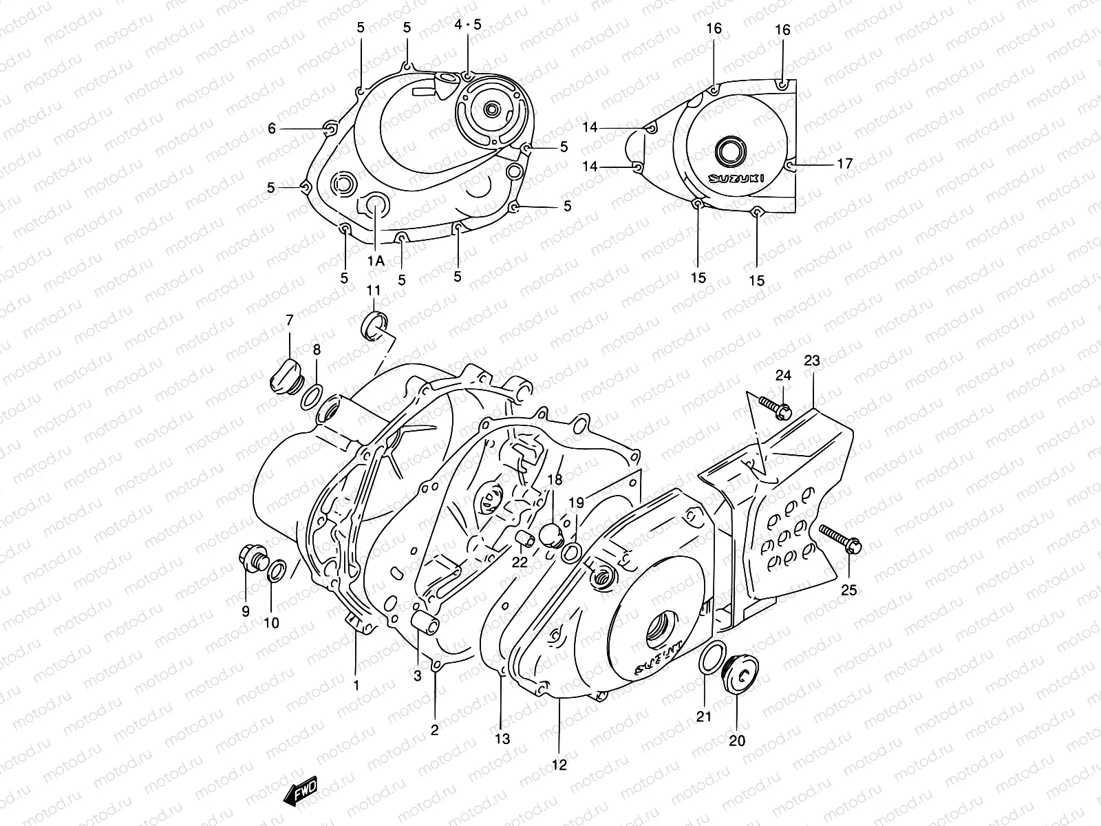 4 - CRANKCASE COVER