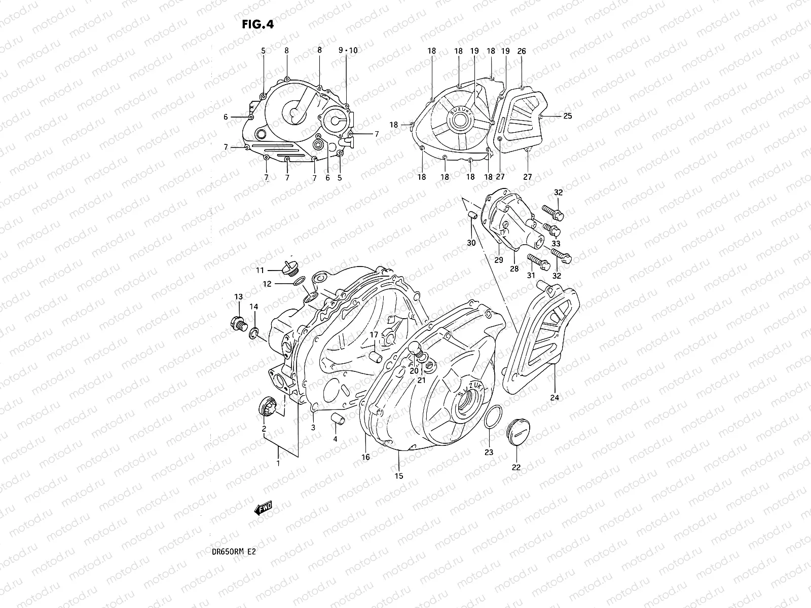 4 - CRANKCASE COVER