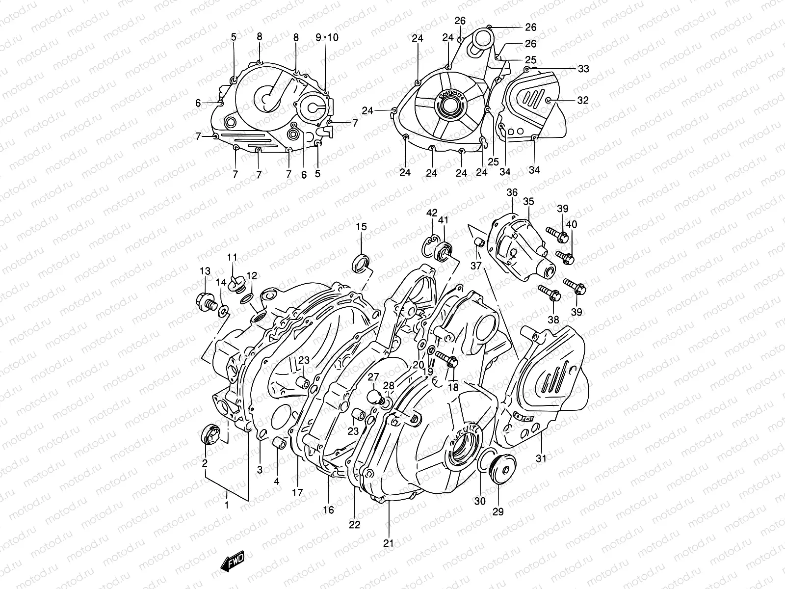 4 - CRANKCASE COVER