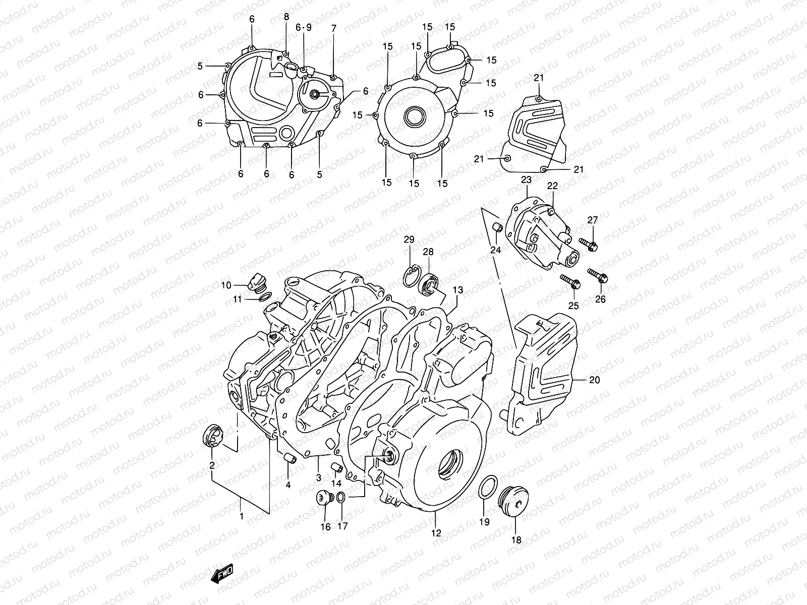 4 - CRANKCASE COVER