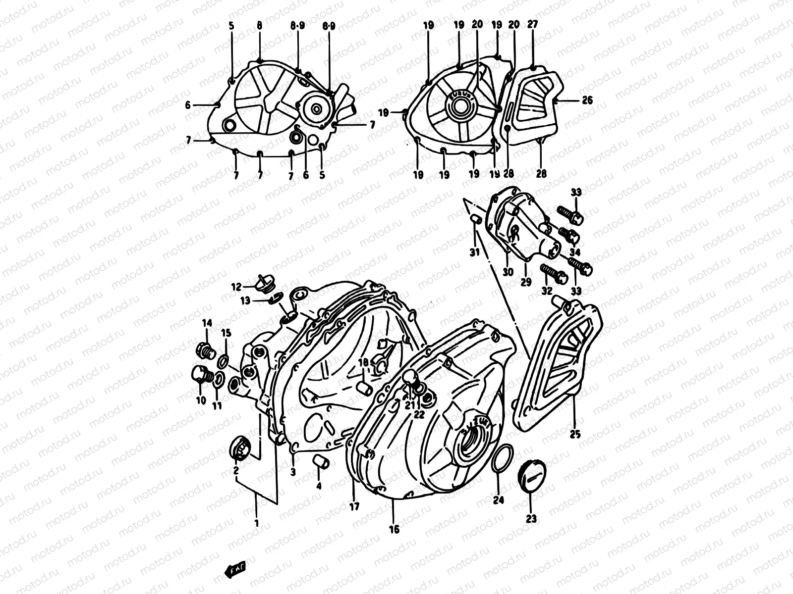 4 - CRANKCASE COVER