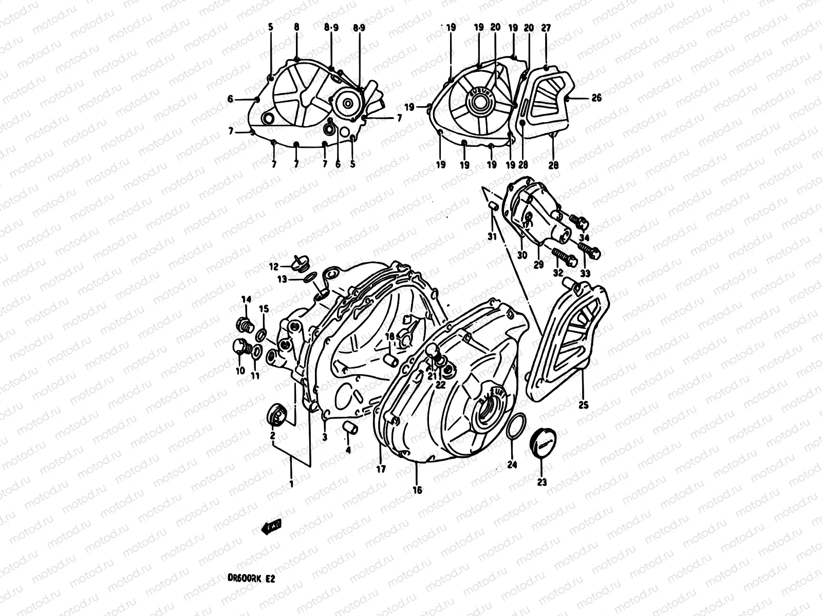 4 - CRANKCASE COVER