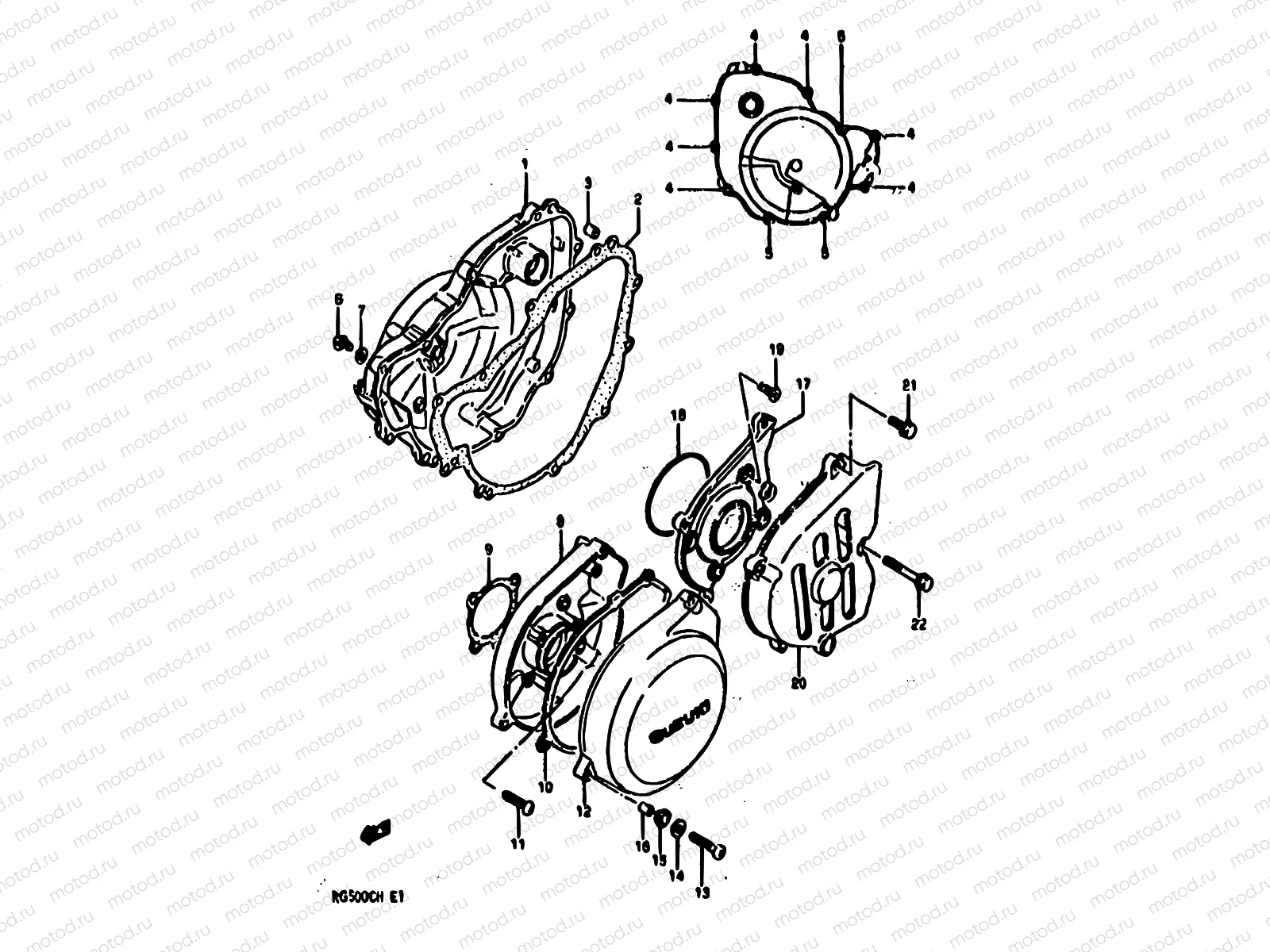 4 - CRANKCASE COVER