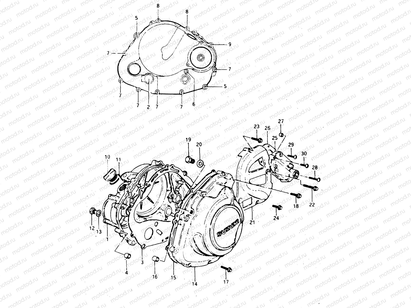 4 - CRANKCASE COVER