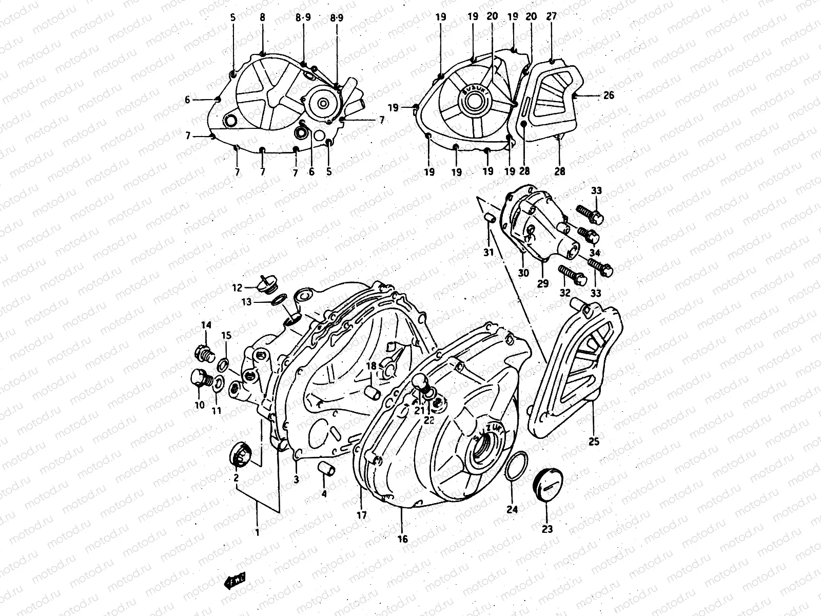 4 - CRANKCASE COVER