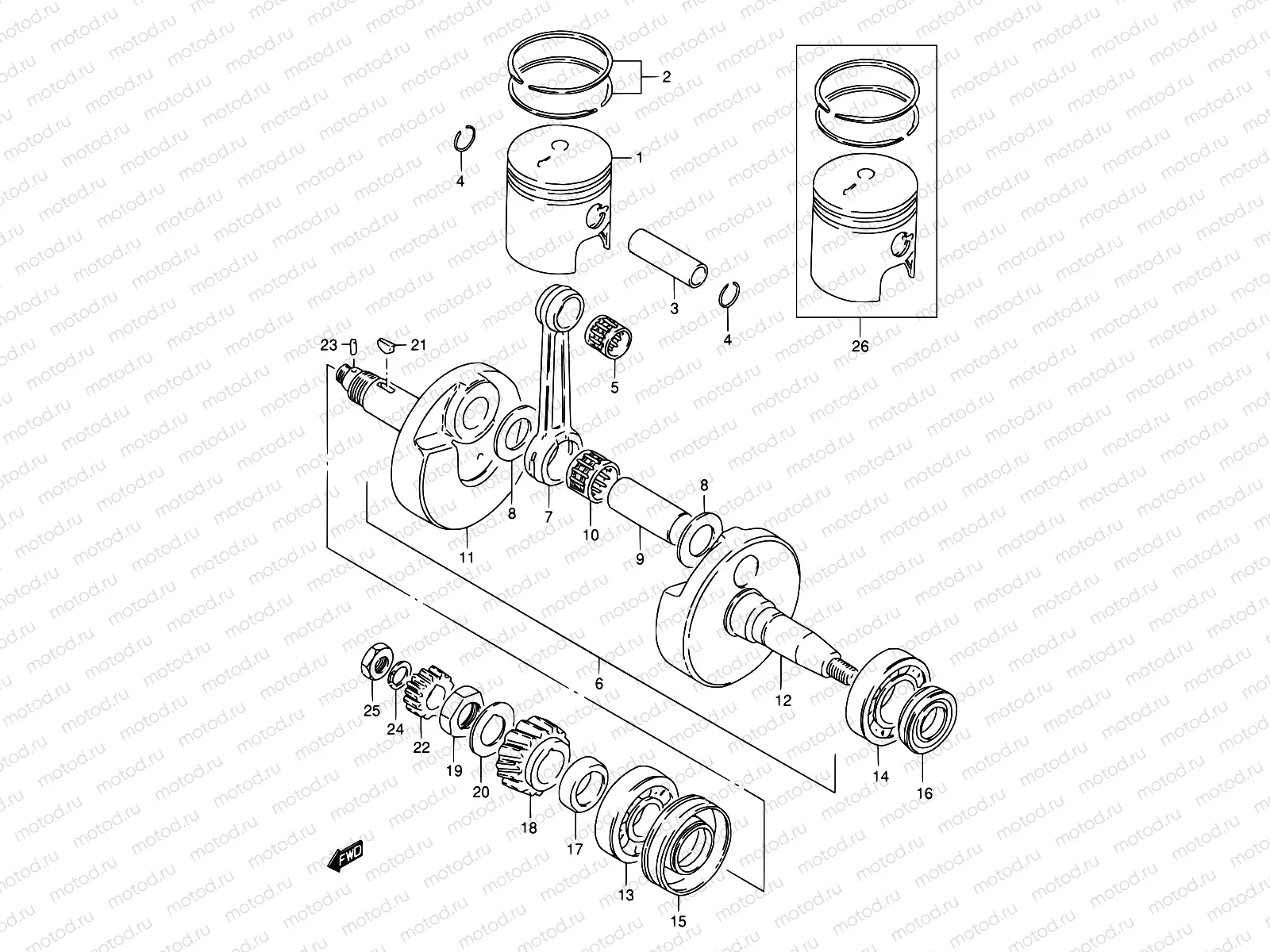 4 - CRANKSHAFT