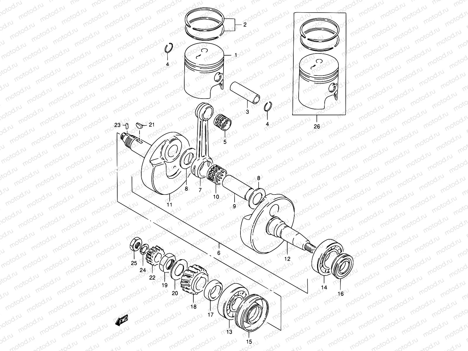 4 - CRANKSHAFT