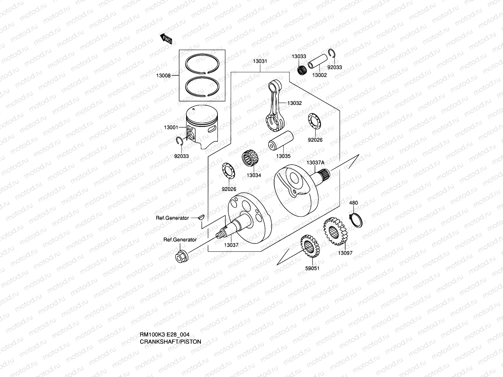 4 - CRANKSHAFT/PISTON