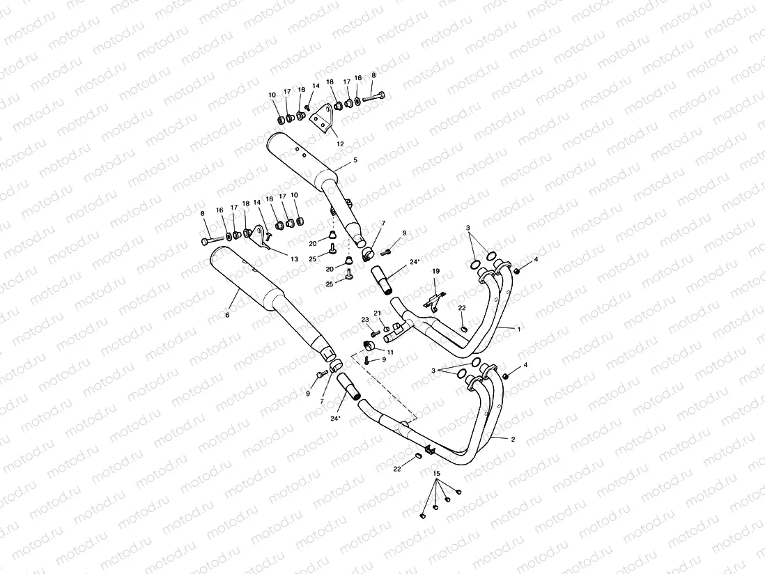 4 Cylinder Exhaust System