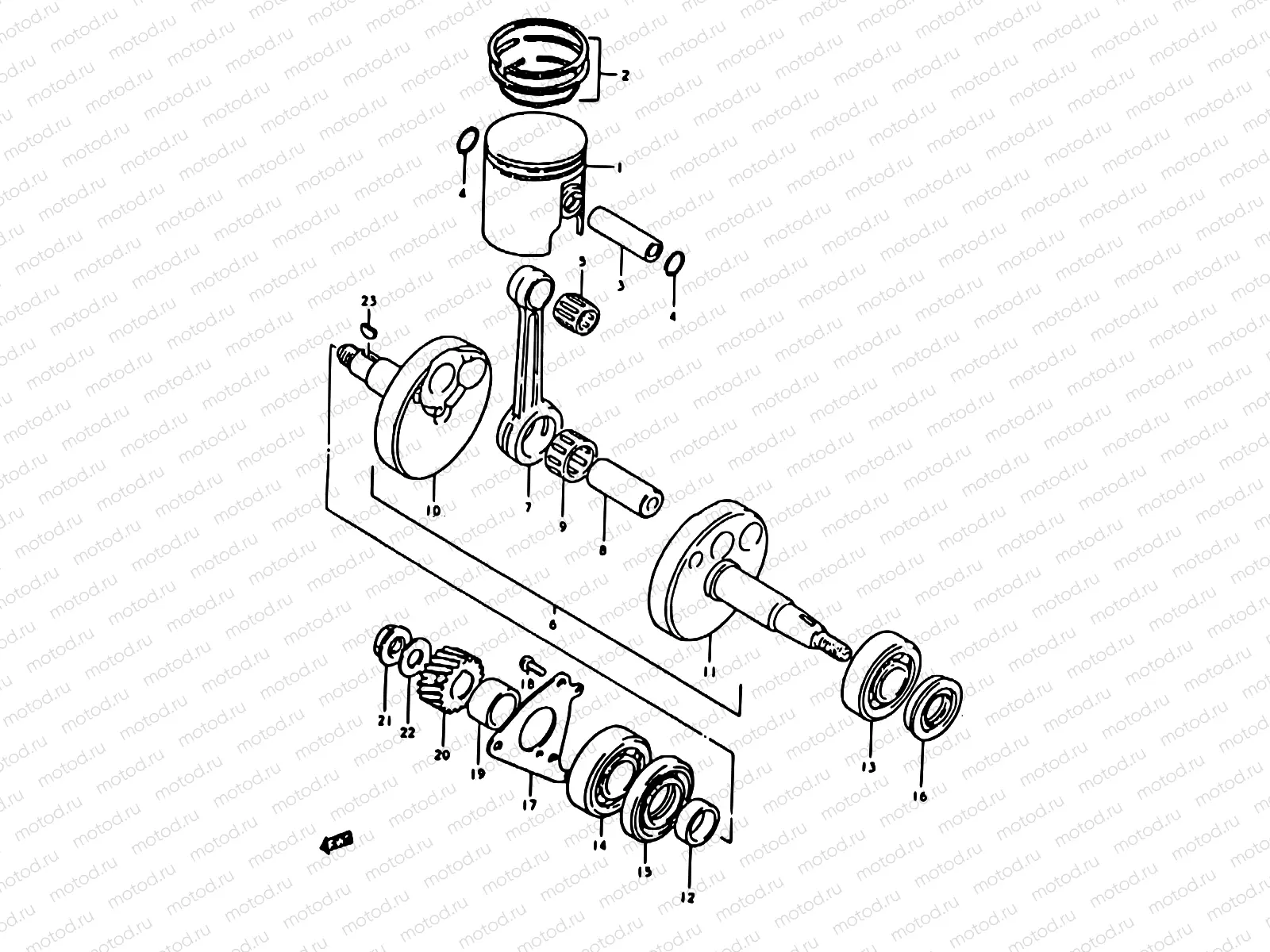4 - PISTON-CRANKSHAFT