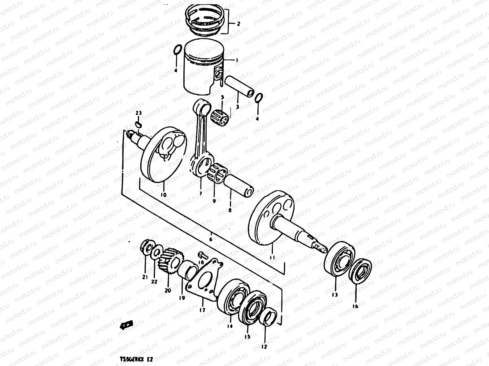 4 - PISTON - CRANKSHAFT