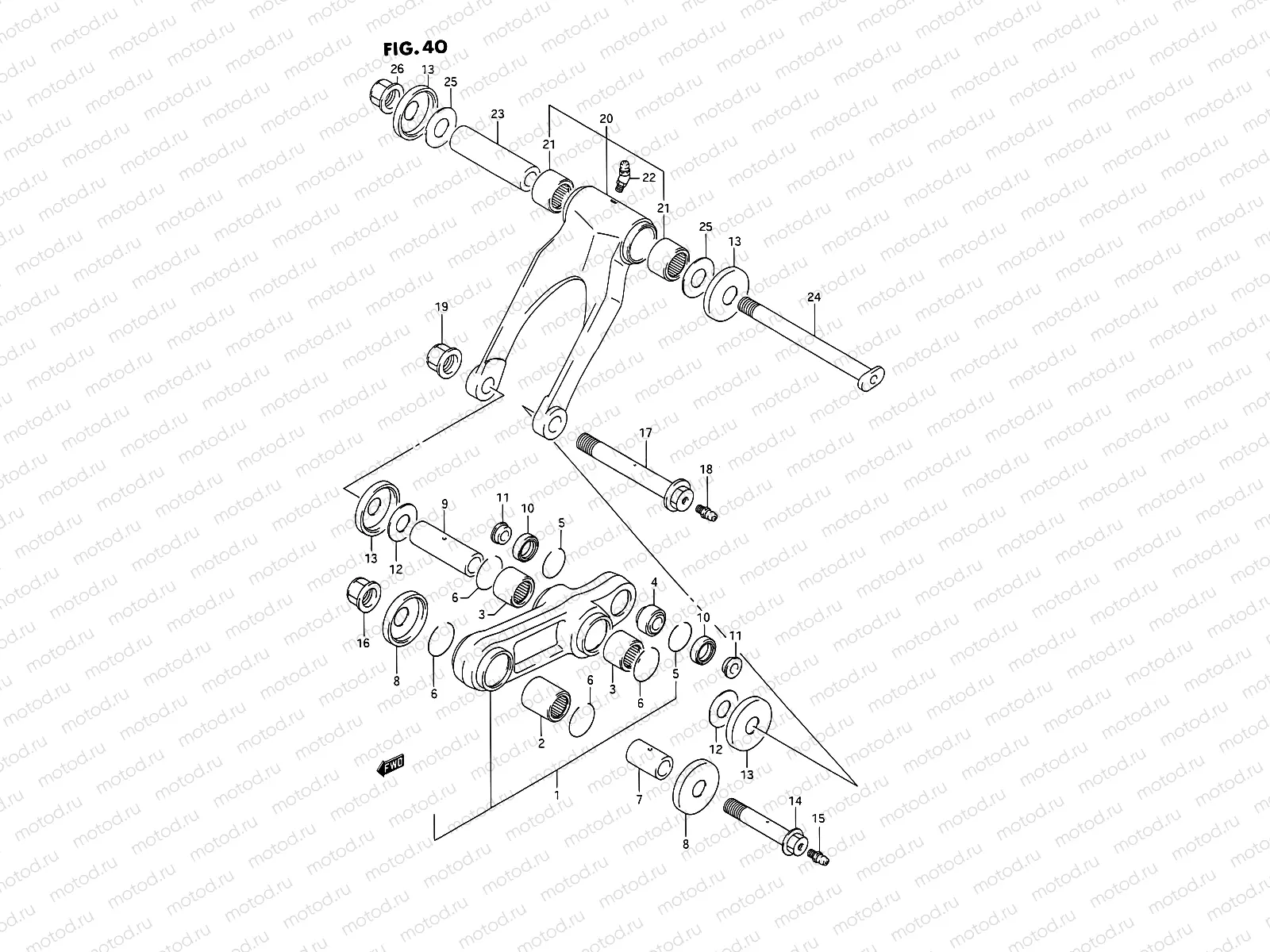 40 - CUSHION LEVER (MODEL K/L)