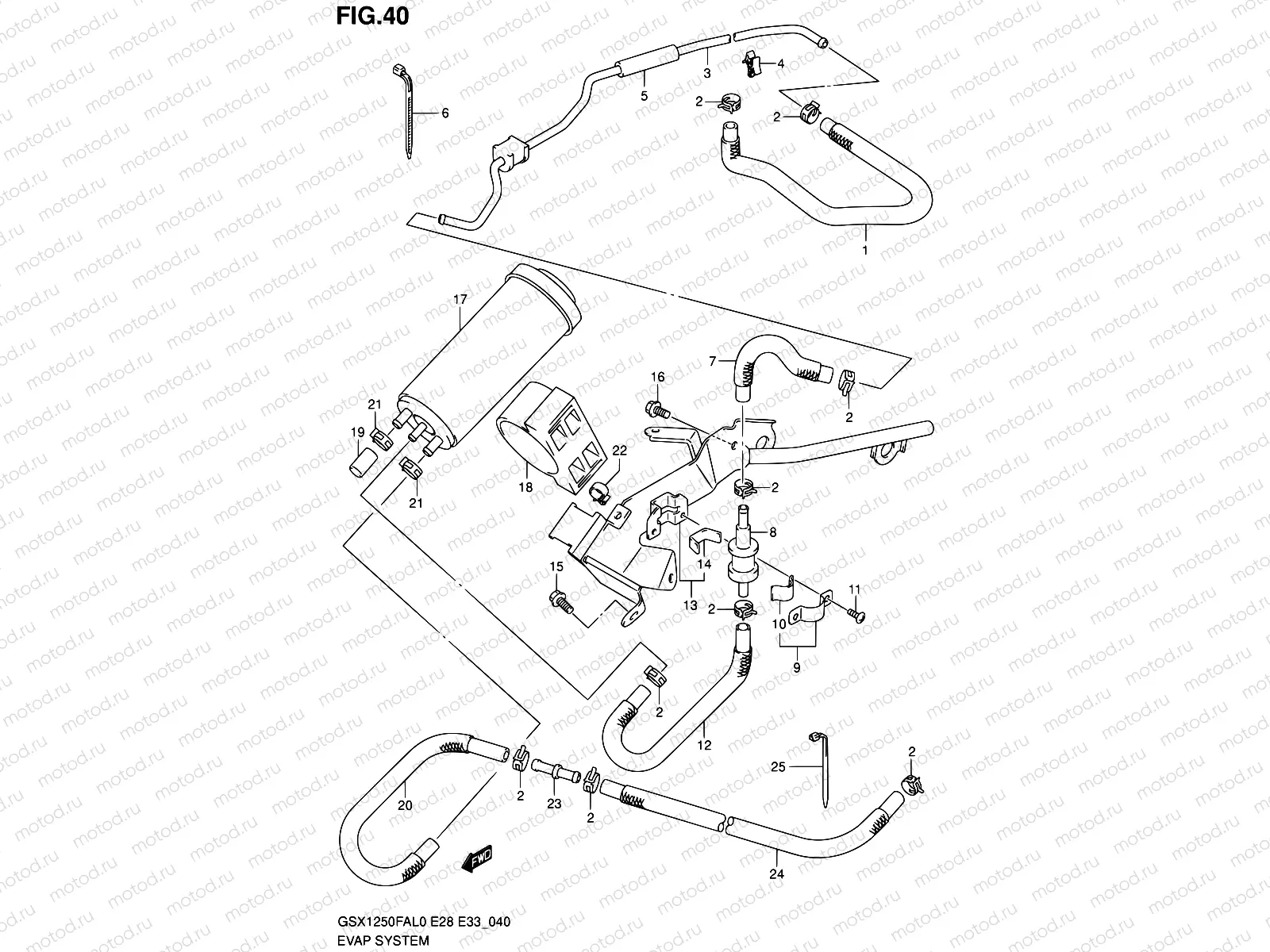 40 - EVAP SYSTEM (E33)