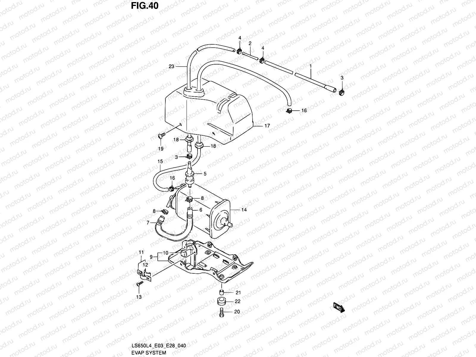 40 - EVAP SYSTEM (LS650L4 E33)