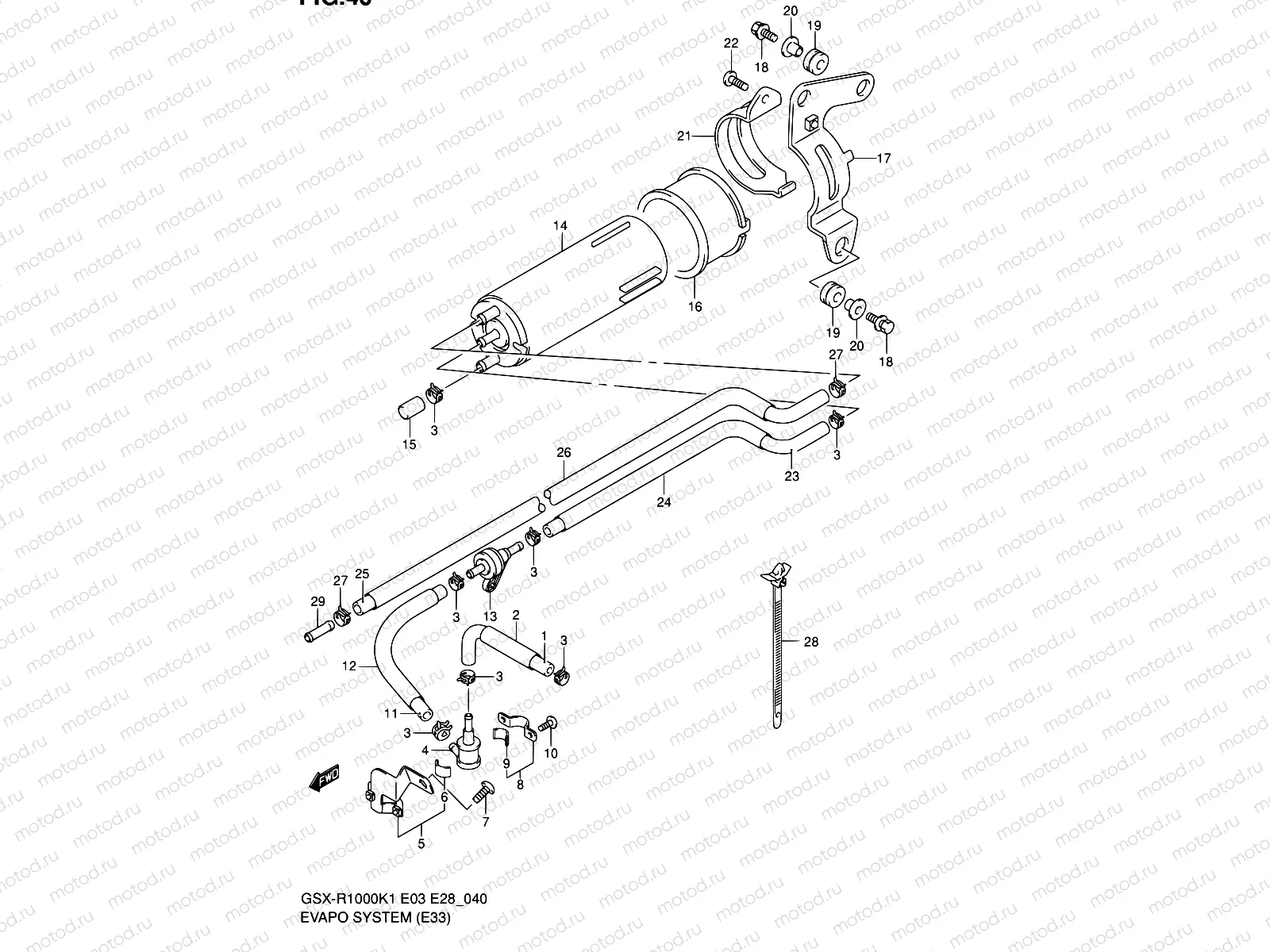 40 - EVAPO SYSTEM (E33)