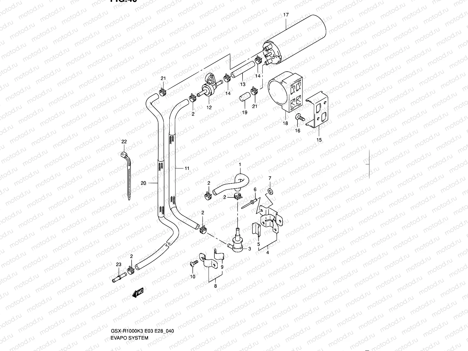40 - EVAPO SYSTEM (E33)