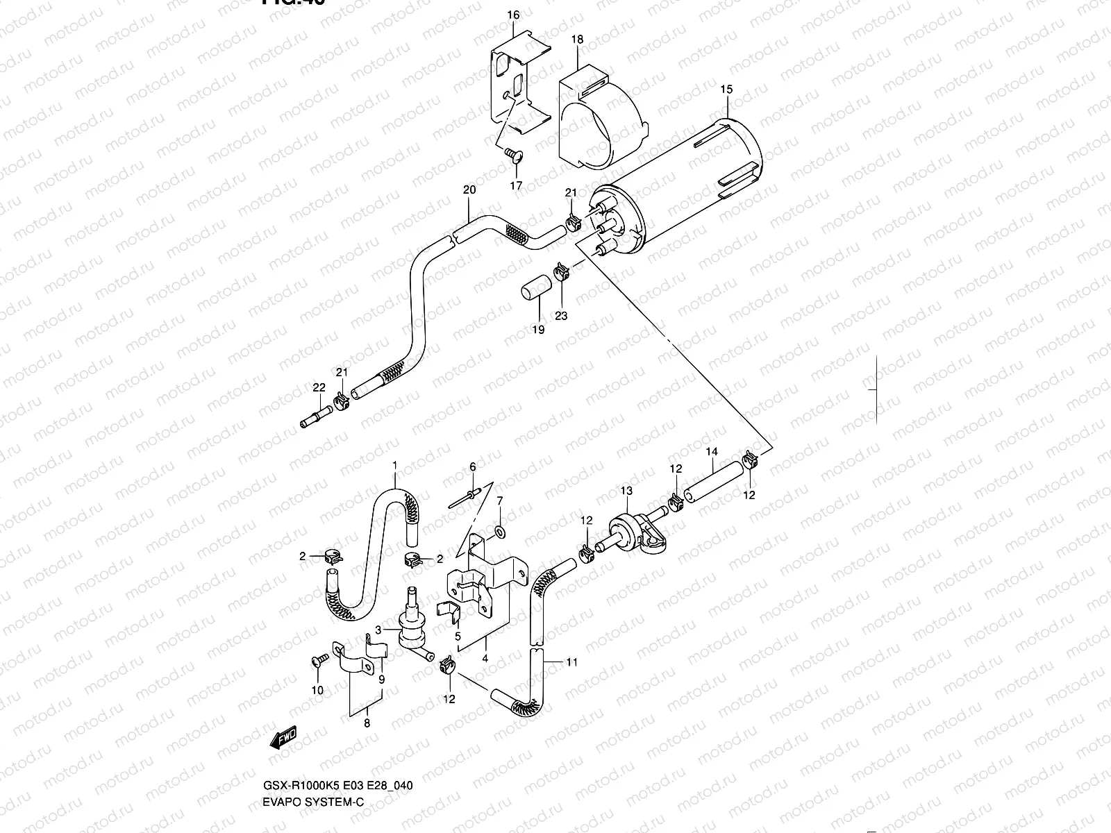 40 - EVAPO SYSTEM (E33)