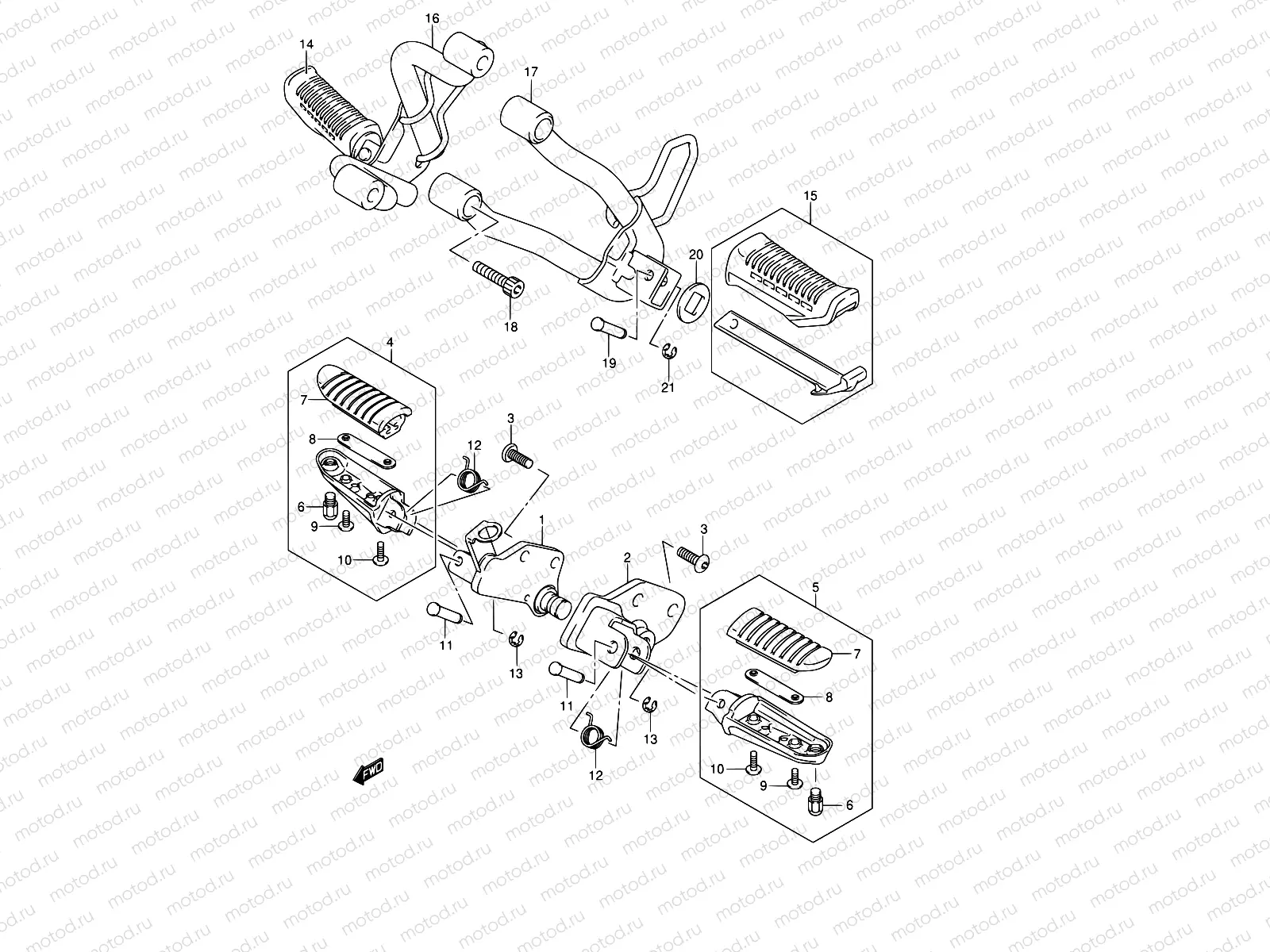 40 - FOOTREST