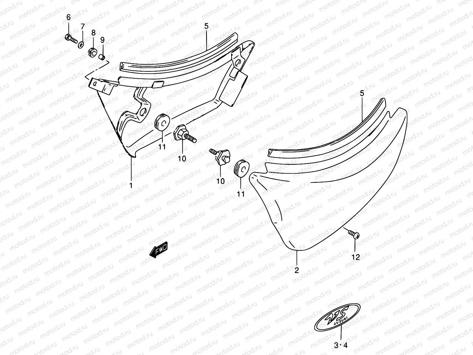 40 - FRAME COVER (MODEL K1/K2/K3/K4)