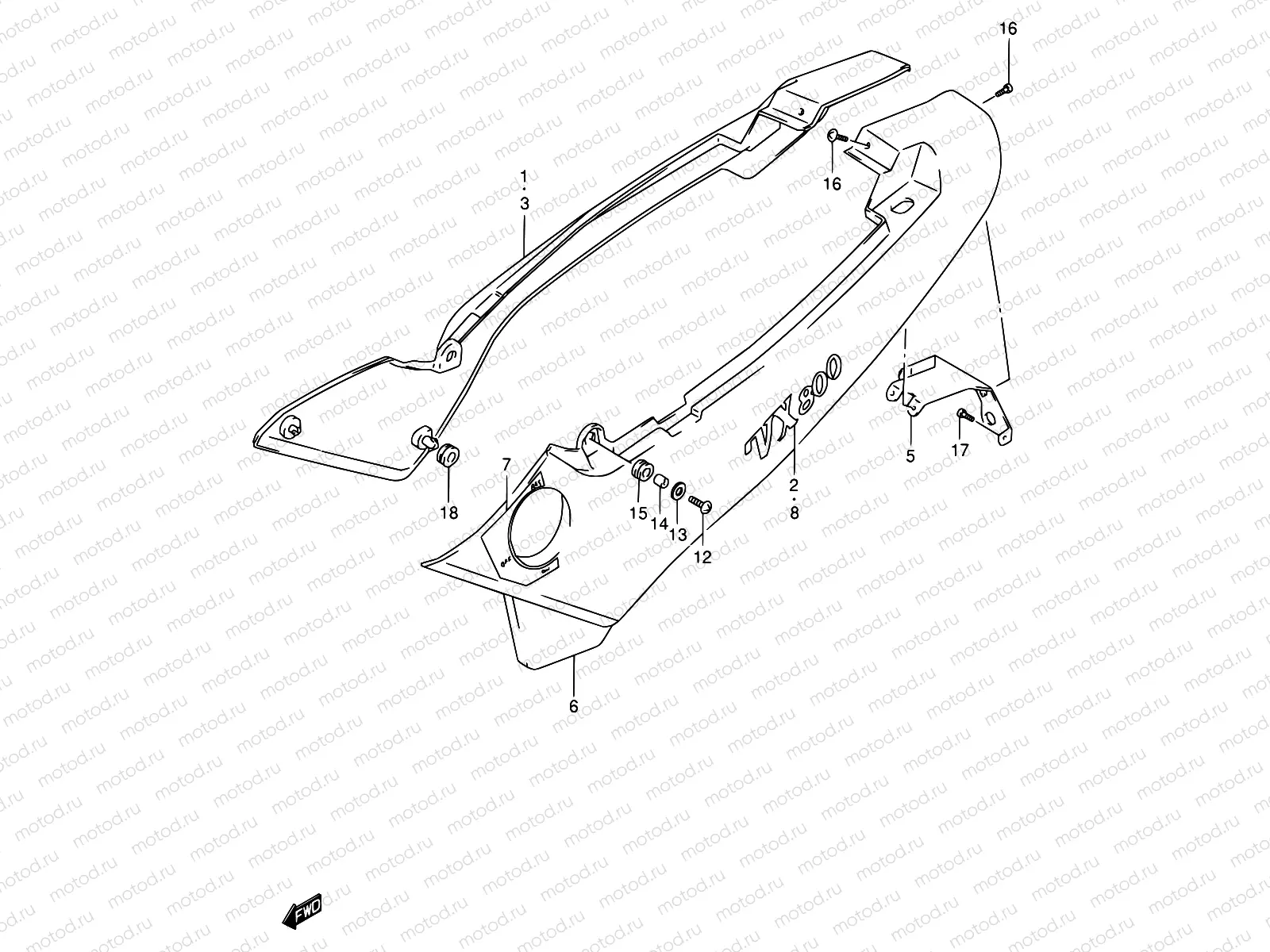 40 - FRAME COVER (MODEL L/M)