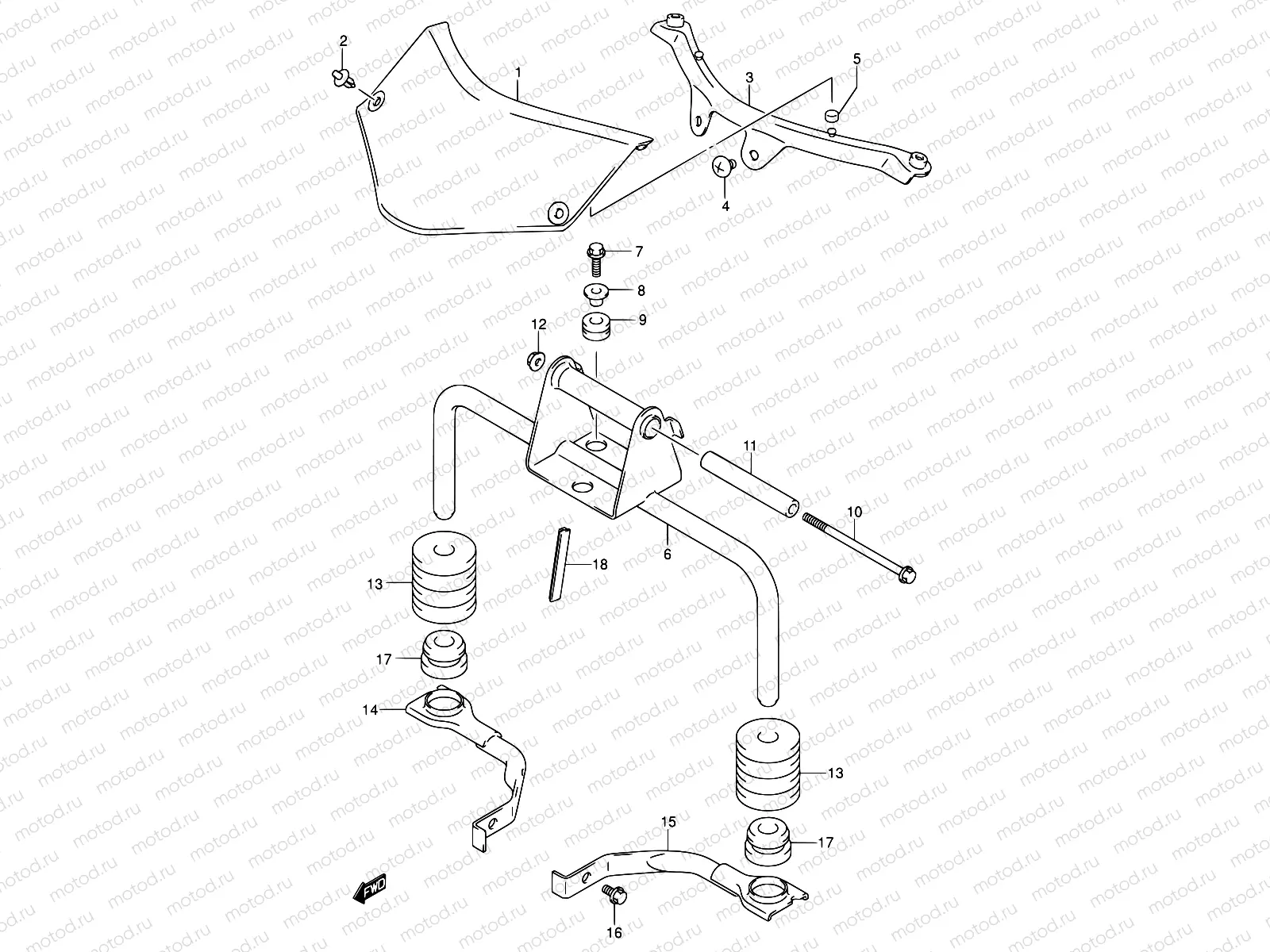 40 - FRONT BRACKET