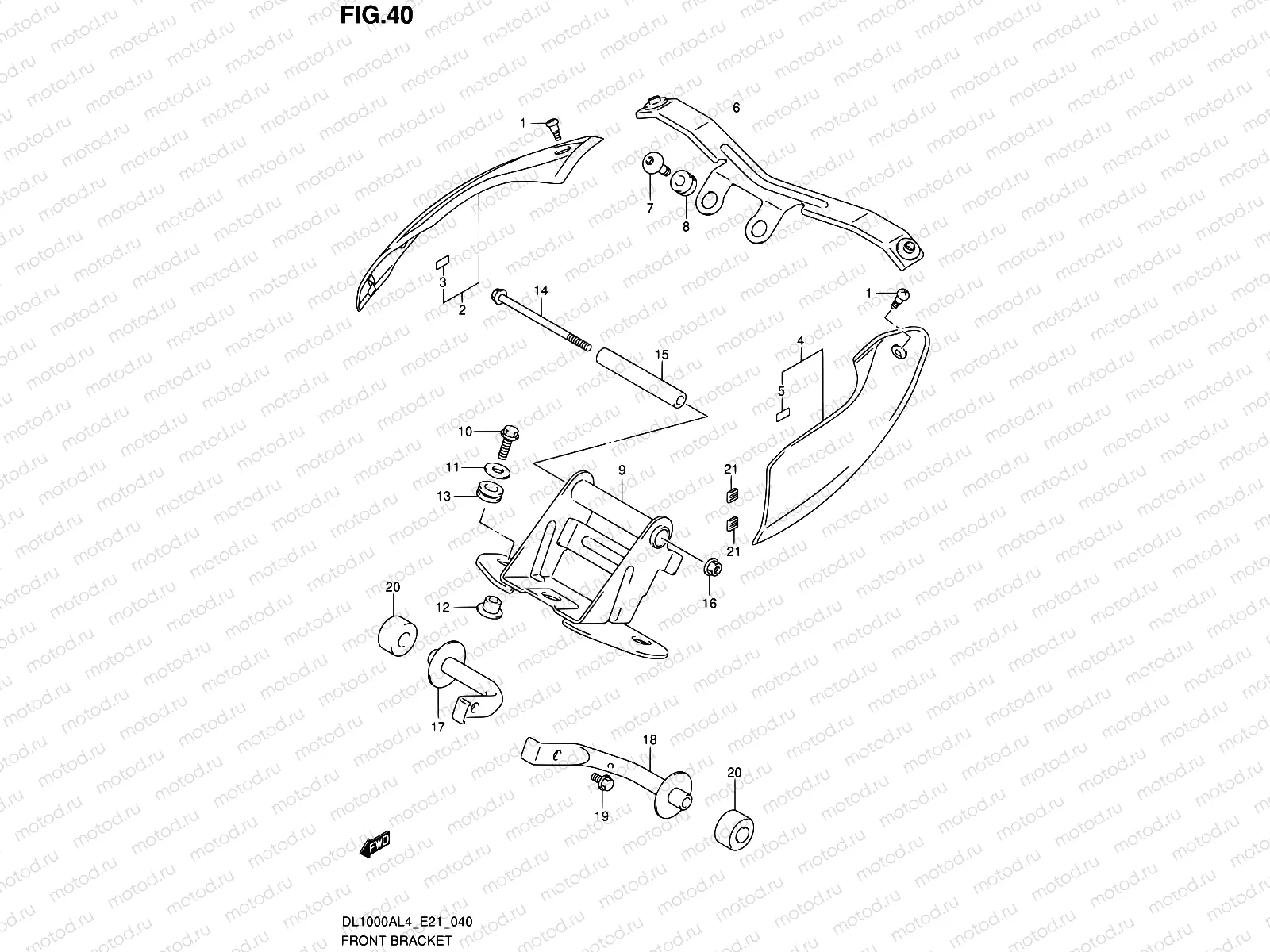 40 - FRONT BRACKET