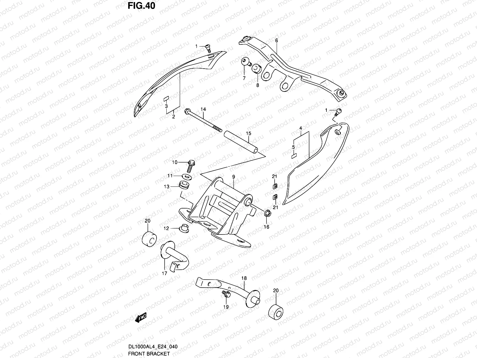 40 - FRONT BRACKET
