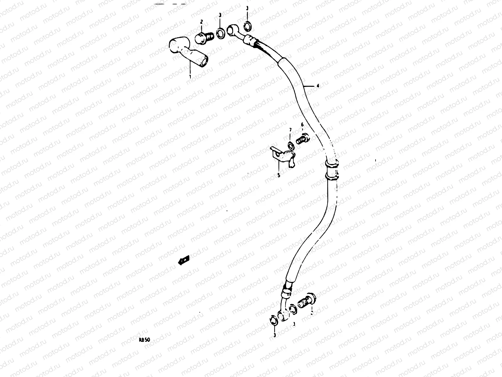 40 - FRONT BRAKE HOSE