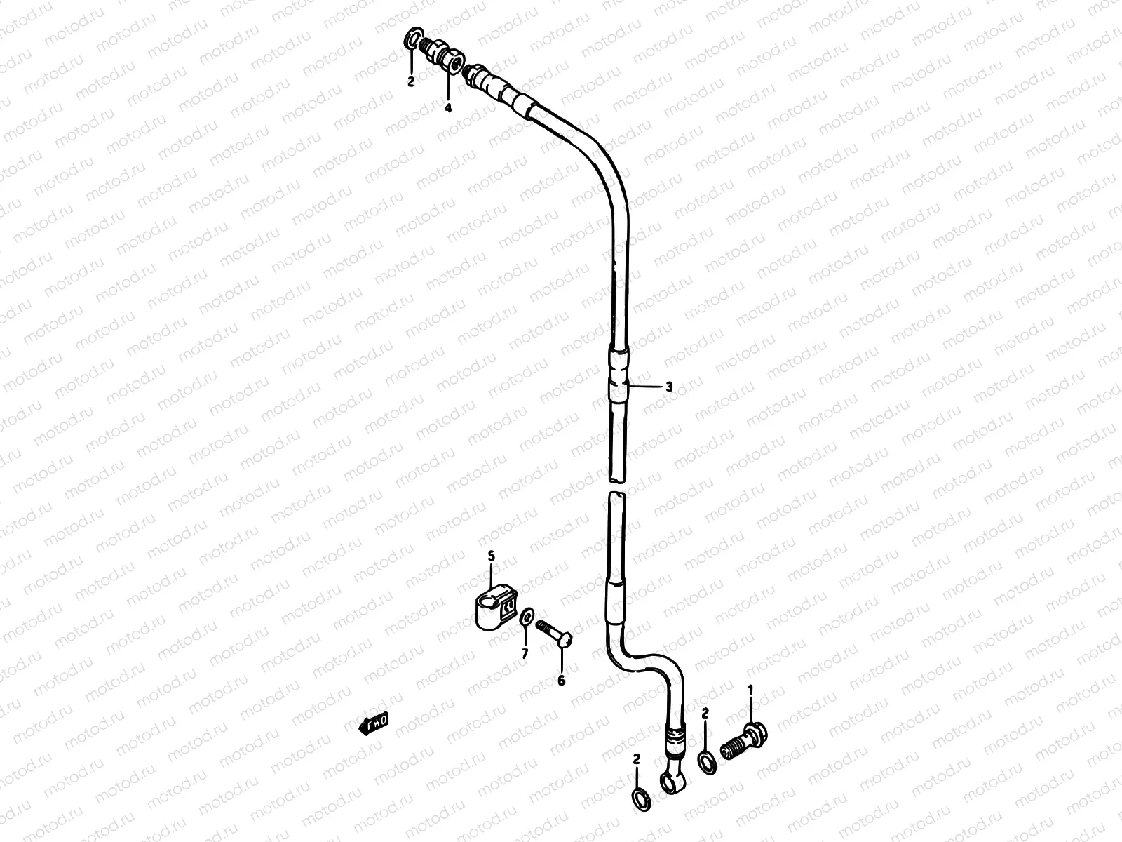 40 - FRONT BRAKE HOSE